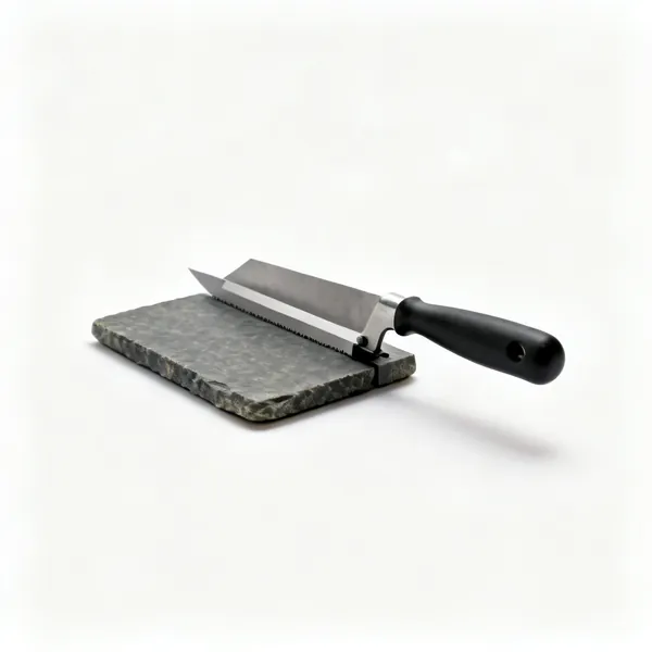 A slate cutter tool with shearing blades
