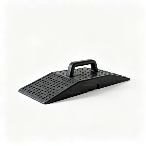 Cable ramp: A rubber cable protection floor ramp