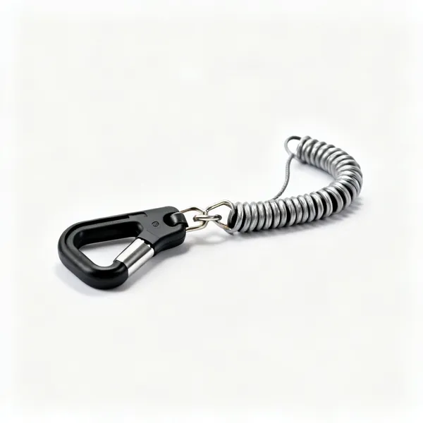Tool lanyards: A coiled tool safety lanyard