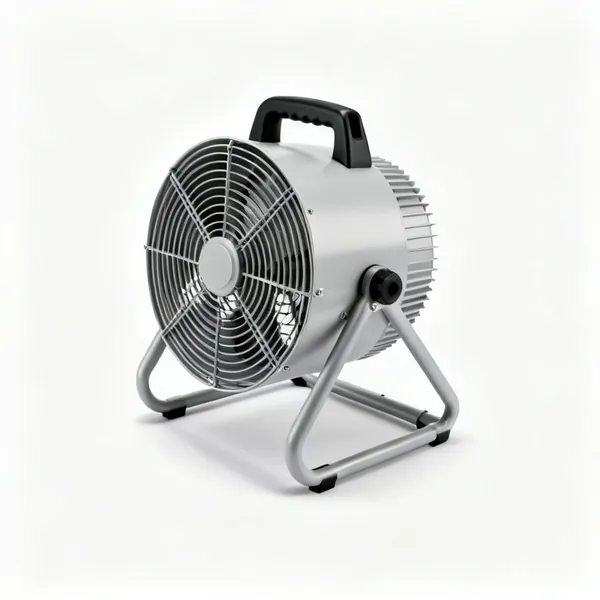 A portable workshop ventilation fan