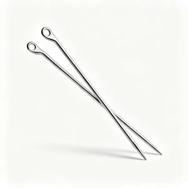 Bent tip needle