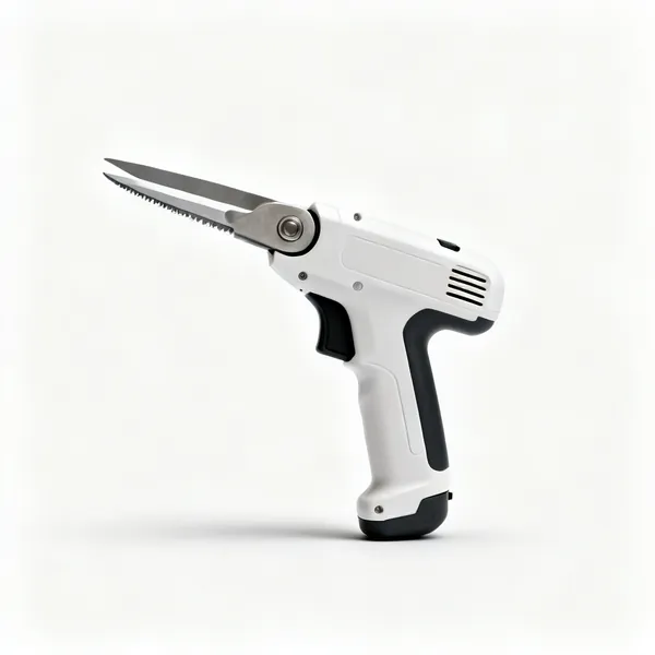 Electric scissors: A pair of cordless electric fabric scissors