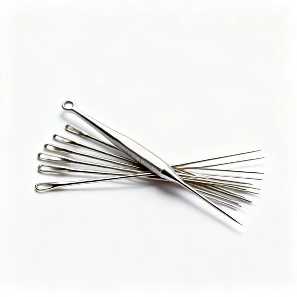 Hand needles: An assortment of hand sewing needles