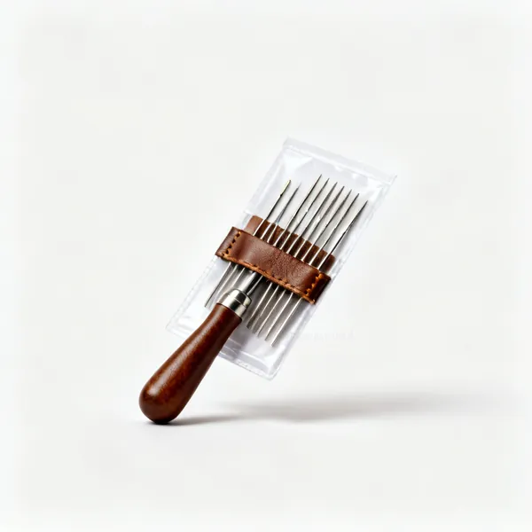 Leather needles: A pack of leather sewing machine needles