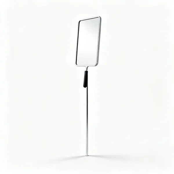 A full length standing fitting mirror
