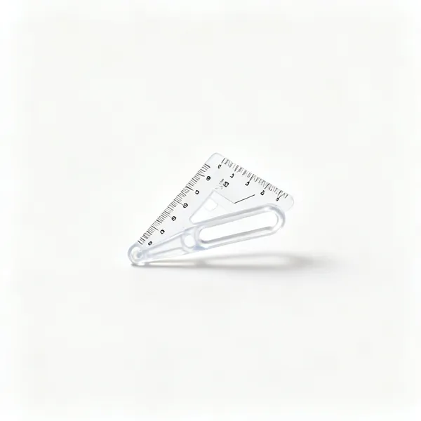 Set of gauges: A set of small plastic sewing gauge templates