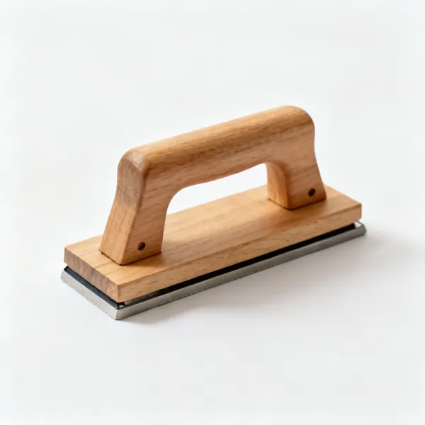 Sleeve board: A small wooden sleeve pressing board