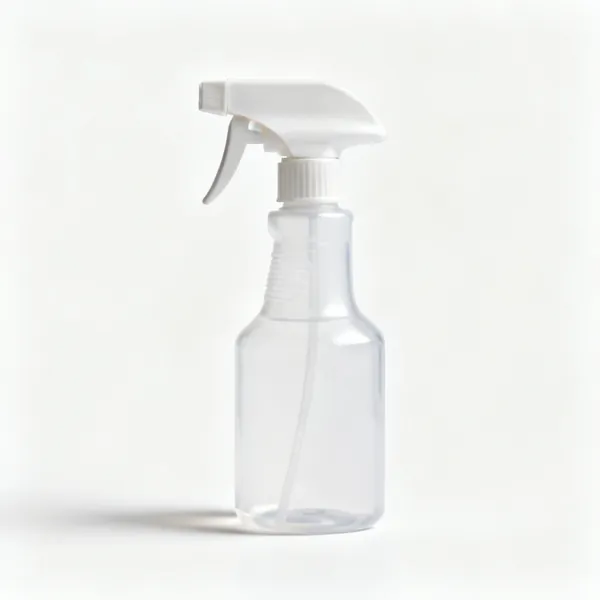 A fine mist plastic spray bottle
