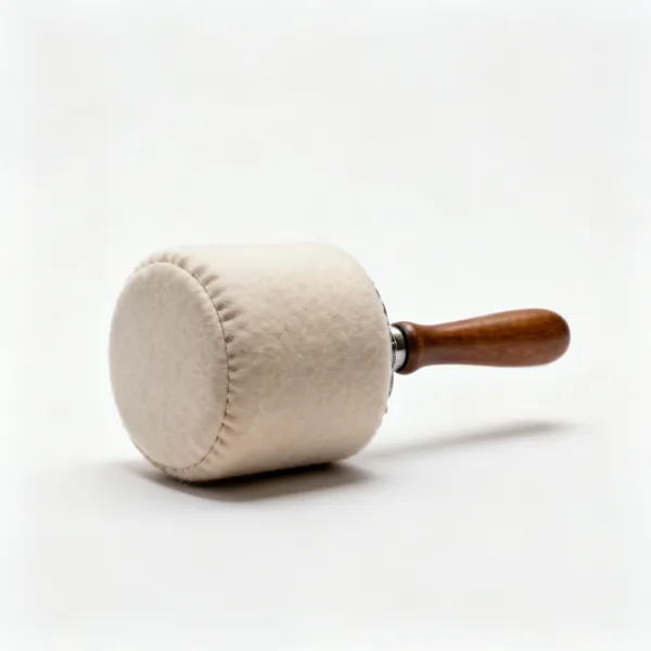 A tailor's ham pressing cushion