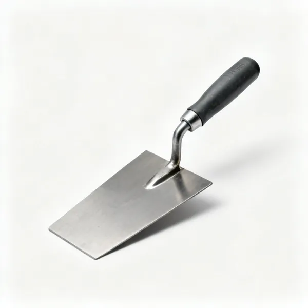 Flat trowel: A flat steel tiling trowel