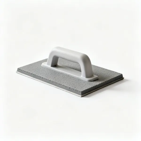 A rubber faced grout float