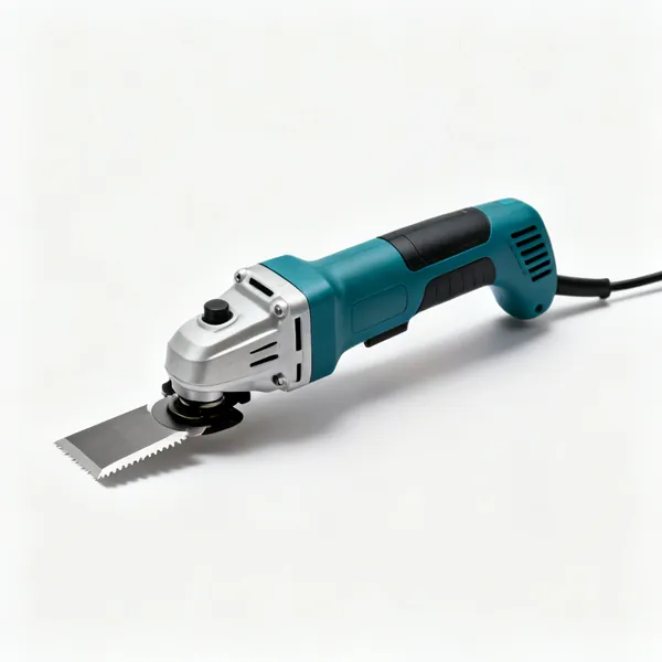 Oscillating grout blade: An oscillating multi tool with a grout removal blade