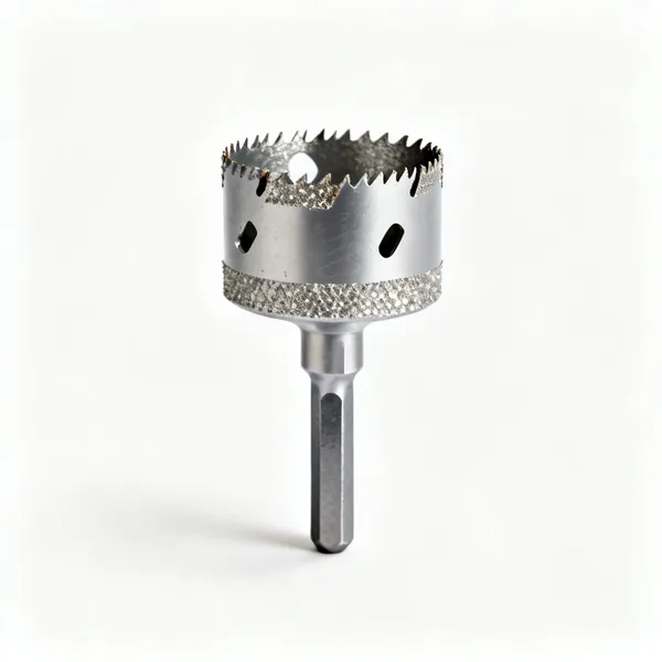 Diamond hole saw: A diamond tile hole saw bit