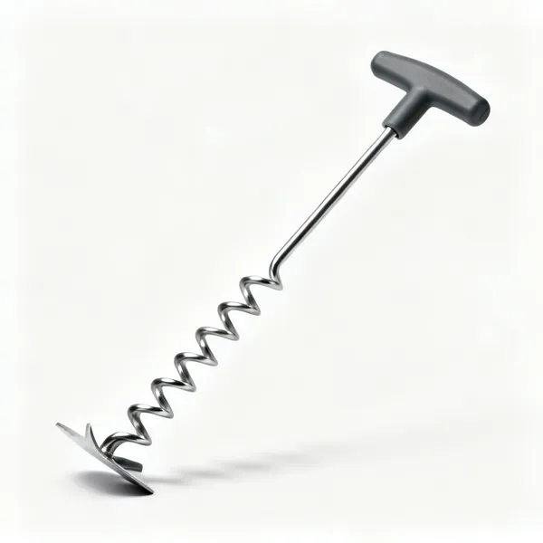 A spiral mixing paddle for tile adhesive