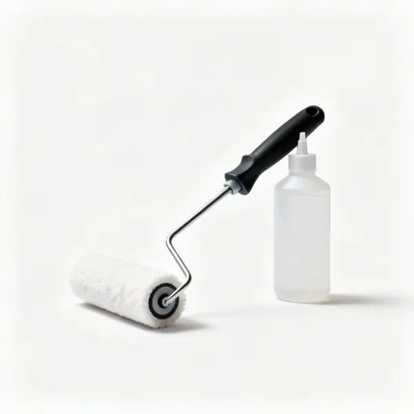 A sealer applicator bottle with a pad