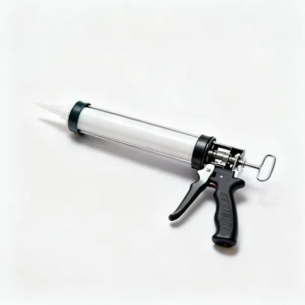 A cartridge sealant gun with silicone