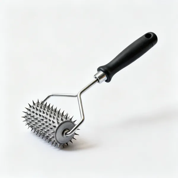 A spiked roller for levelling compound