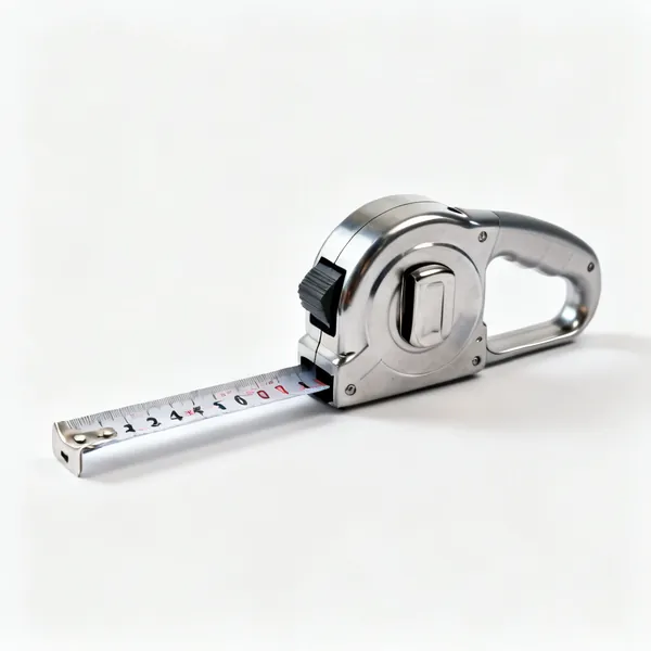 A steel tape measure