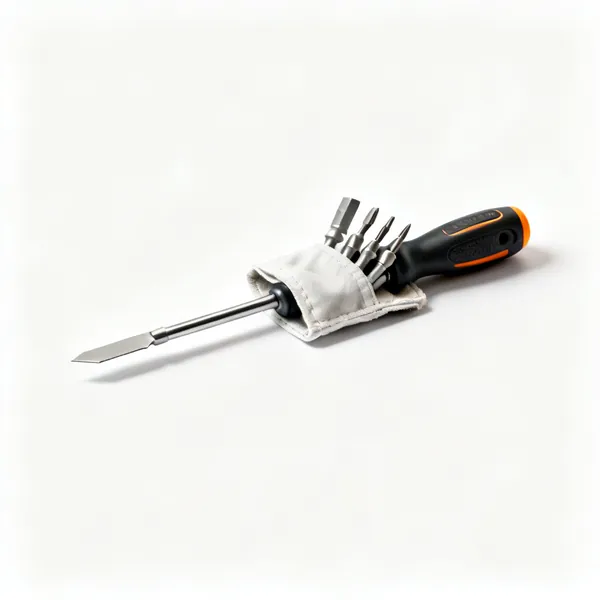 Bit & blade pouch: A small pouch holding driver bits and blades