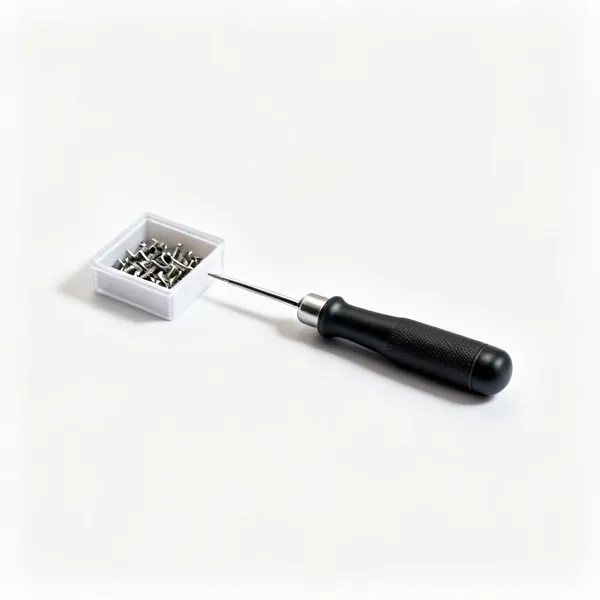 Micro parts case: A small compartment case holding tiny parts