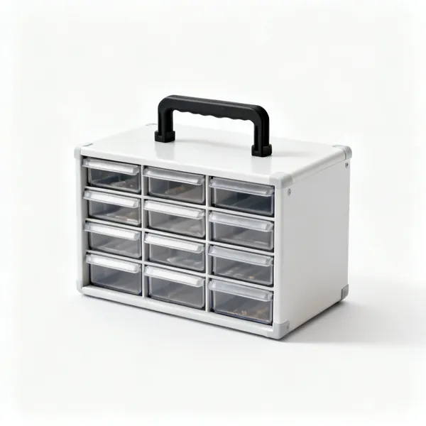 Small drawer unit: A multi drawer small parts storage unit