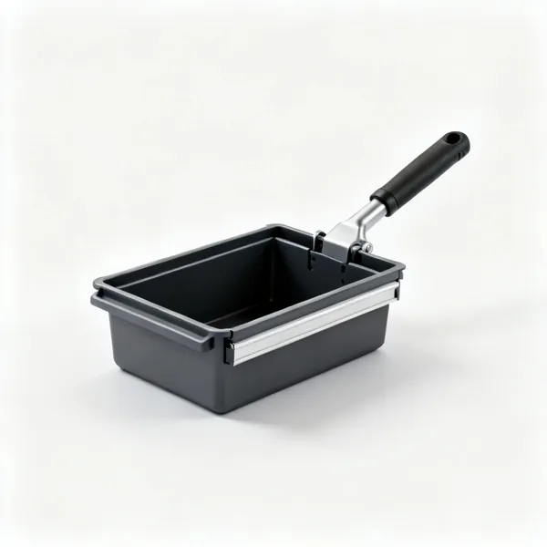 Van bins: Open van storage bins with lipped fronts