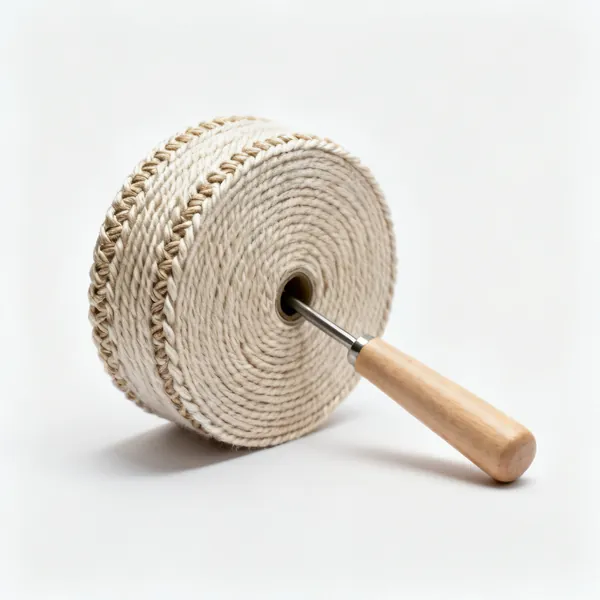 Rolls of upholstery braid gimp trim