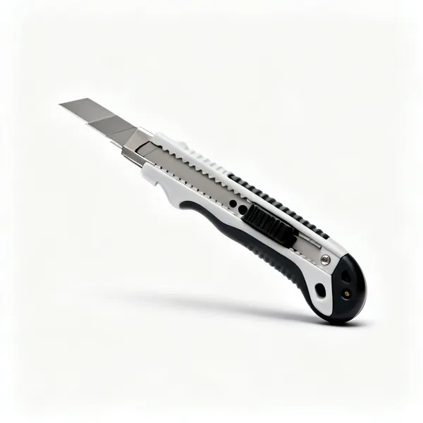 A retractable craft knife with blades