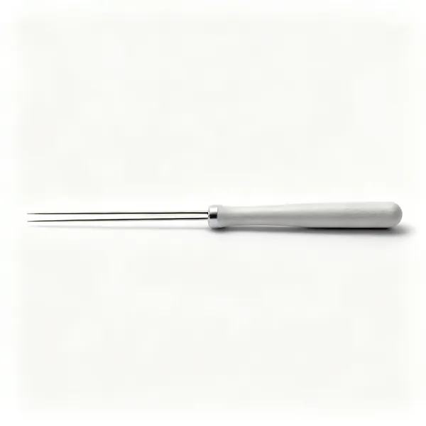 Double ended needle: A long double ended upholstery needle