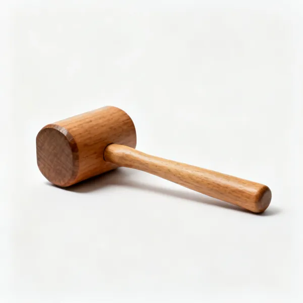 Wooden mallet: A wooden upholstery mallet