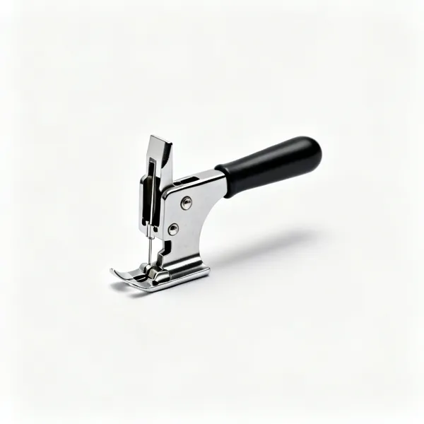 Piping foot: A piping sewing machine foot
