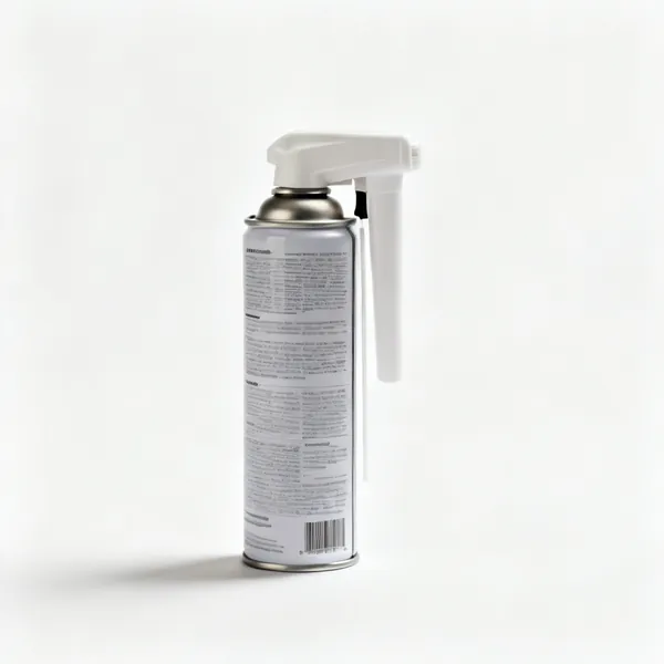 Foam adhesive: An aerosol can of foam spray adhesive
