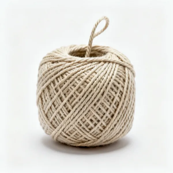 A ball of waxed upholstery twine