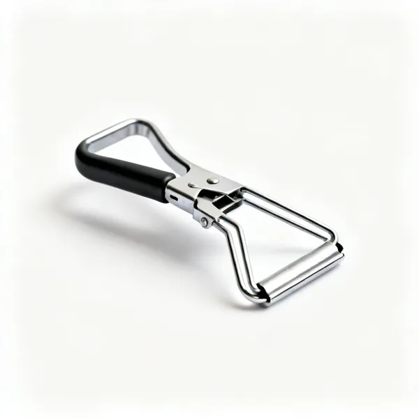 Metal elastic webbing clips