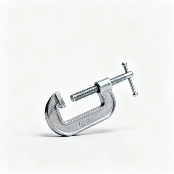 A set of steel G clamps