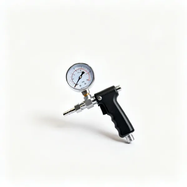 A welding gas flow meter tube gauge