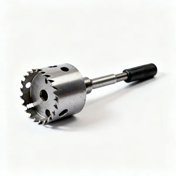 A set of bi metal hole saws