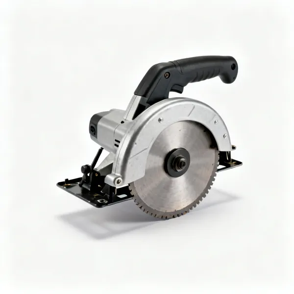 Metal chop saw: A metal cutting chop saw with a cutting wheel