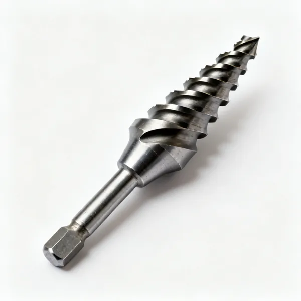 A step drill cone bit