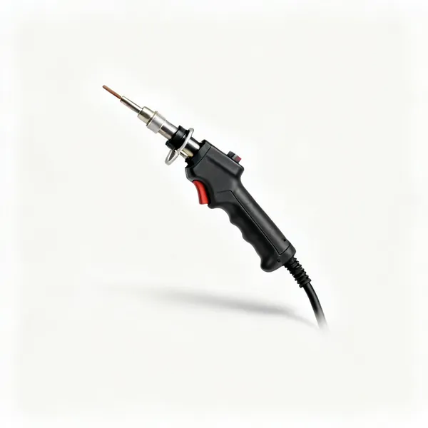 Stick welder: A stick arc welder inverter with an electrode holder