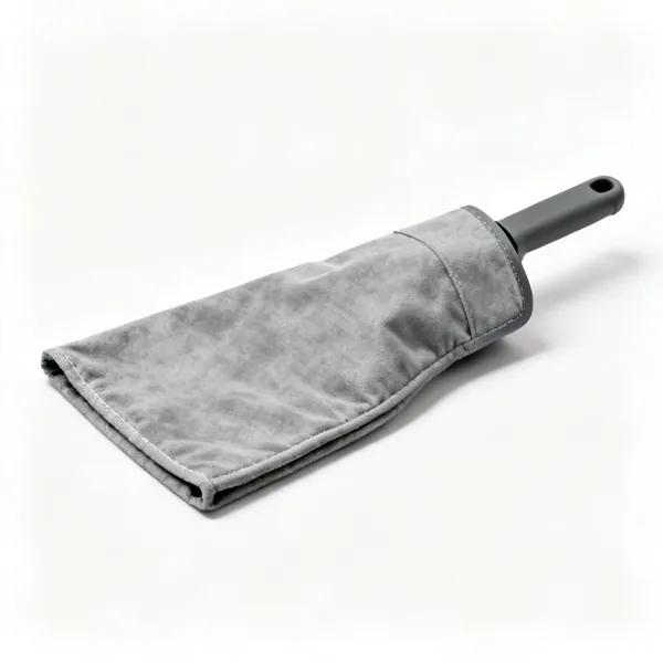 A grey fireproof welding blanket