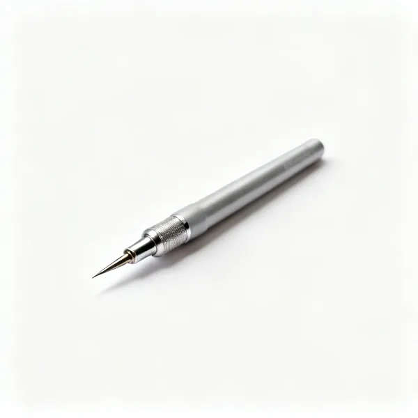 Fine detail nib: A pyrography wire detail nib with a very fine sharp point