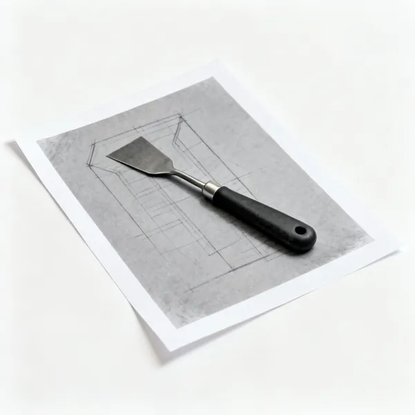 A sheet of grey graphite transfer paper with a drawing on tracing paper