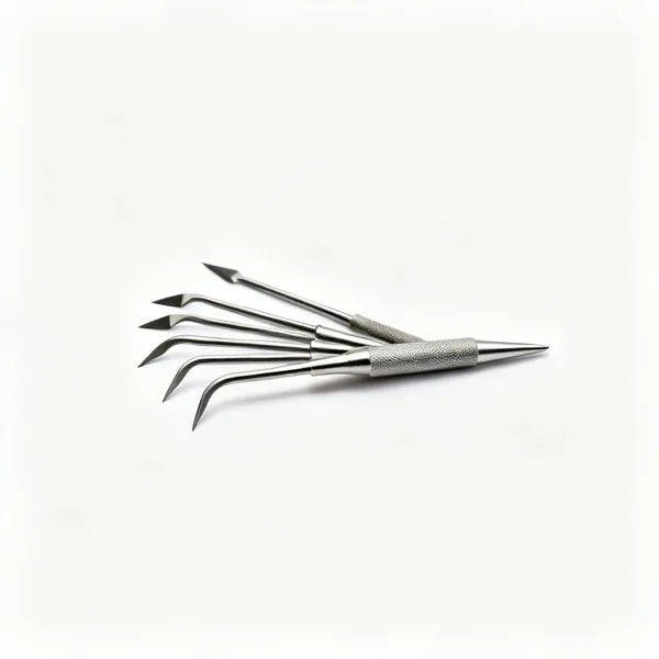 Rifflers: A set of small double ended riffler files with curved and pointed shapes
