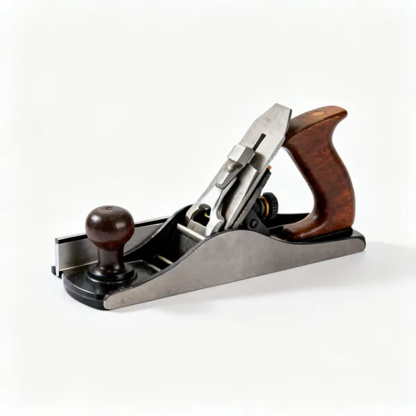 A rebate plane with a side fence and depth stop