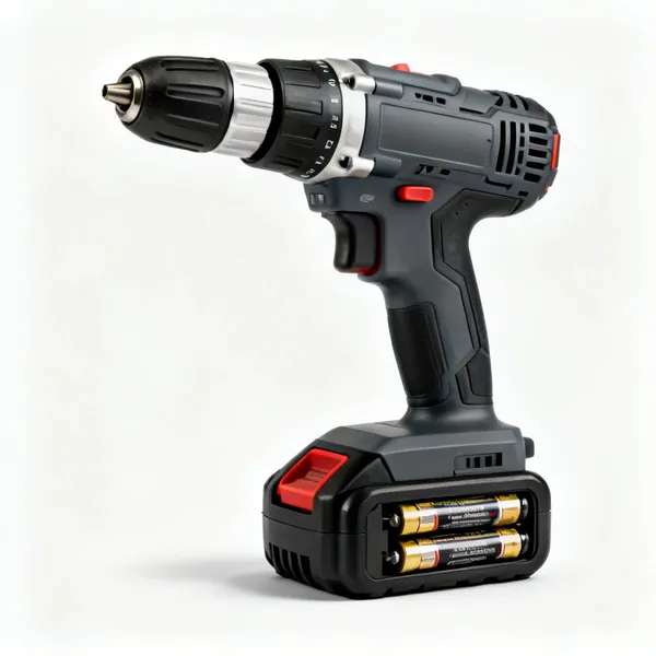 Battery charger & spares: A cordless tool battery charger with batteries