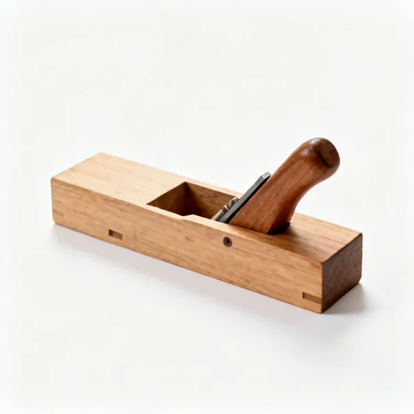 A wooden bench hook
