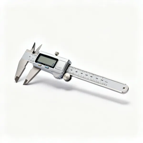 A pair of digital vernier calipers