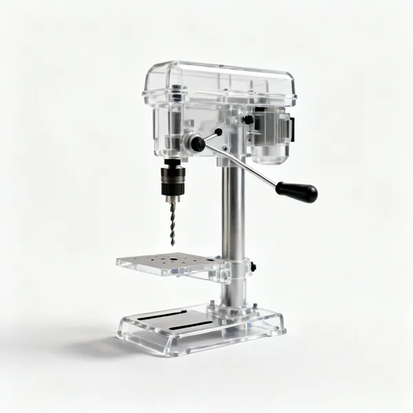 A bench drill press