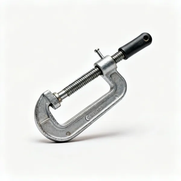A set of steel G clamps